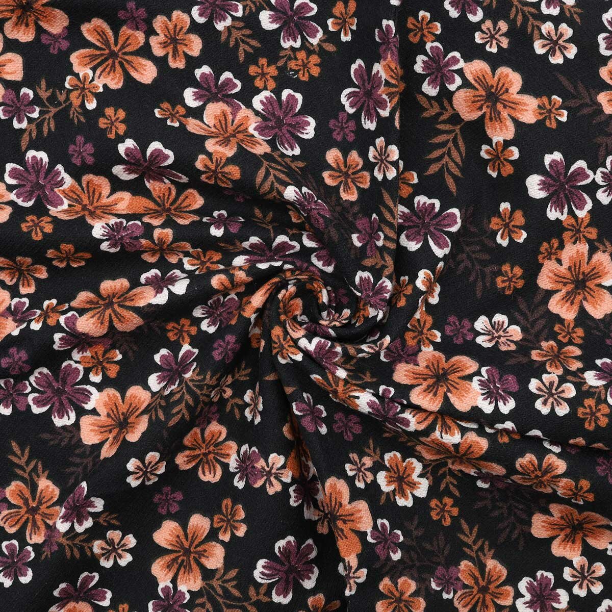 фото Теплый хлопок набивной арт 531 рис 21297 вид 2 'Жасмин', 50*50 см, Astra&Craft