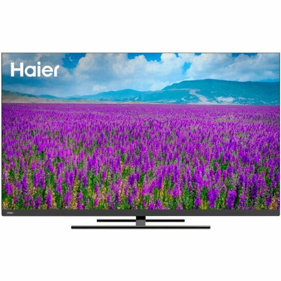 Телевизор Haier 50 Smart TV AX Pro, QLED, 4K Ultra HD, титановый