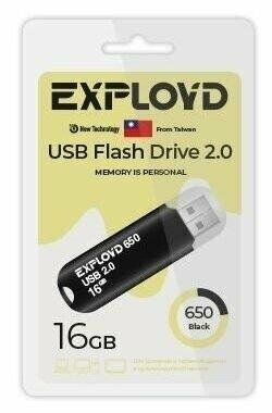 USB флэш-накопитель (EXPLOYD EX-16GB-650-Black)