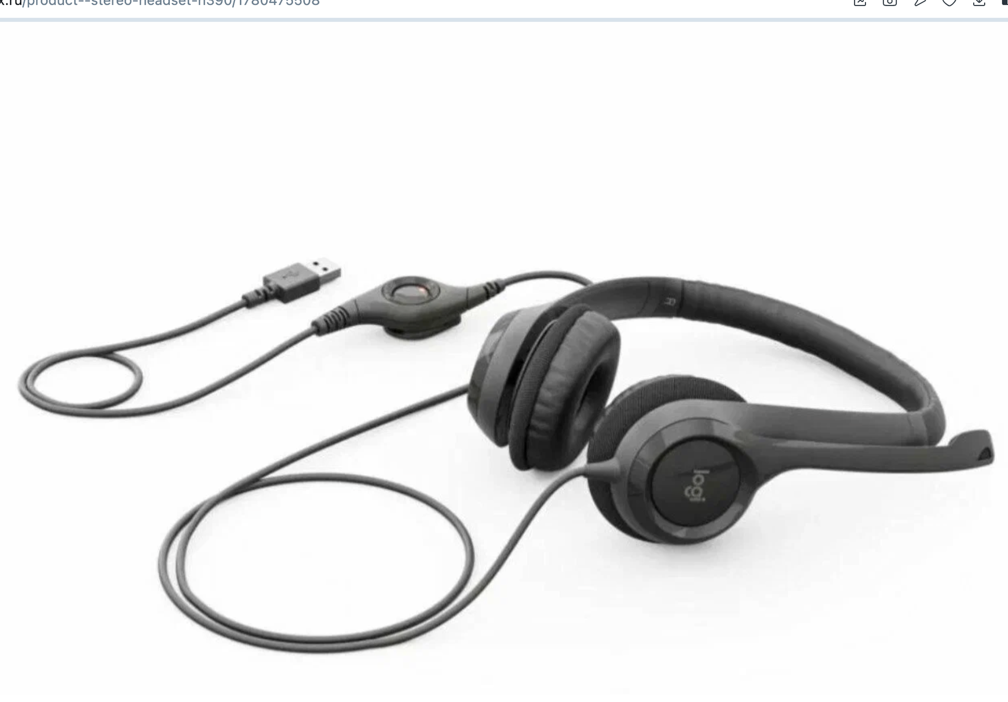 Logitech Stereo Headset H390 KingTech