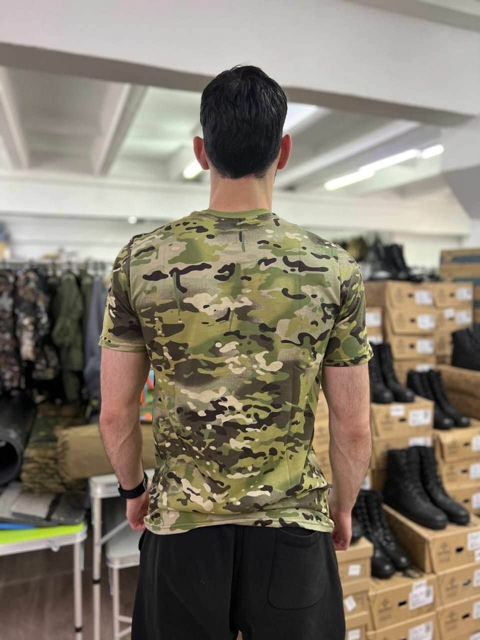 Футболка спортивная ГОРЕЦ, размер 56, мультикам — фото 1