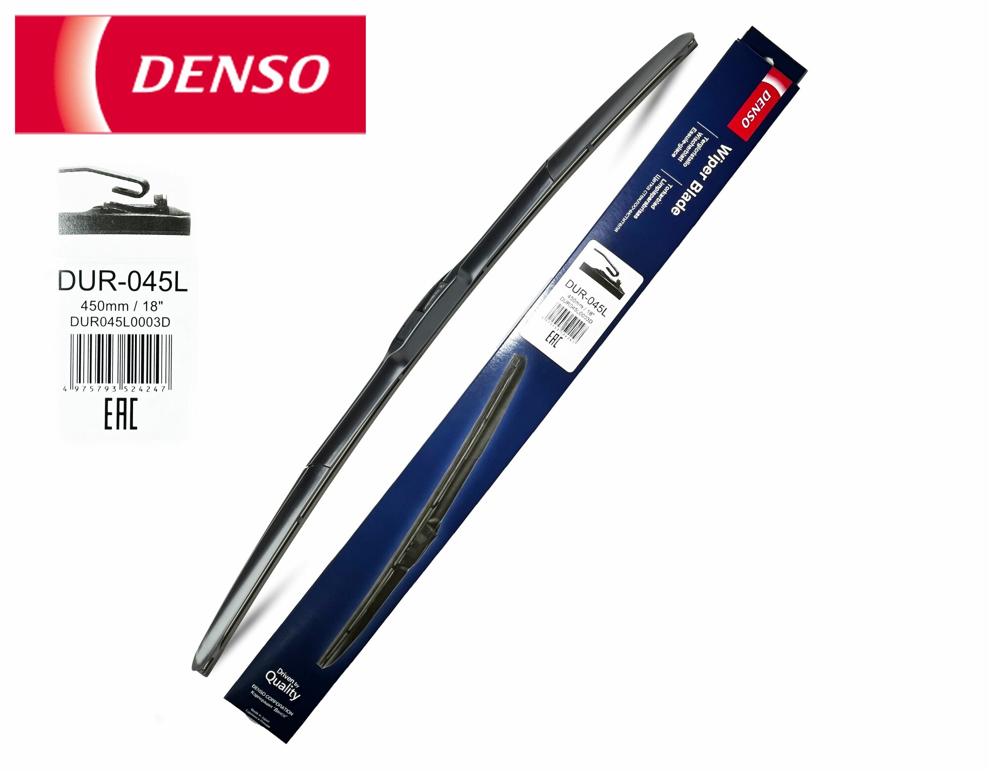 Щетка стеклоочистителя гибридная Denso DUR-045L.