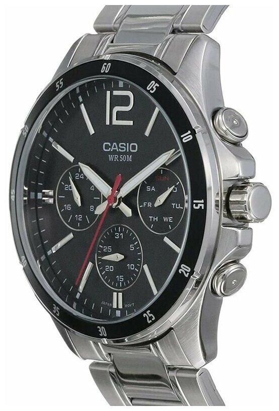 Наручные часы CASIO Collection, черный/серебряный — фото 1