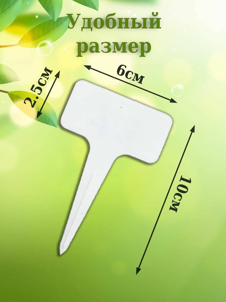 Изображение Таблички для маркировки растений садовые, 200штук
