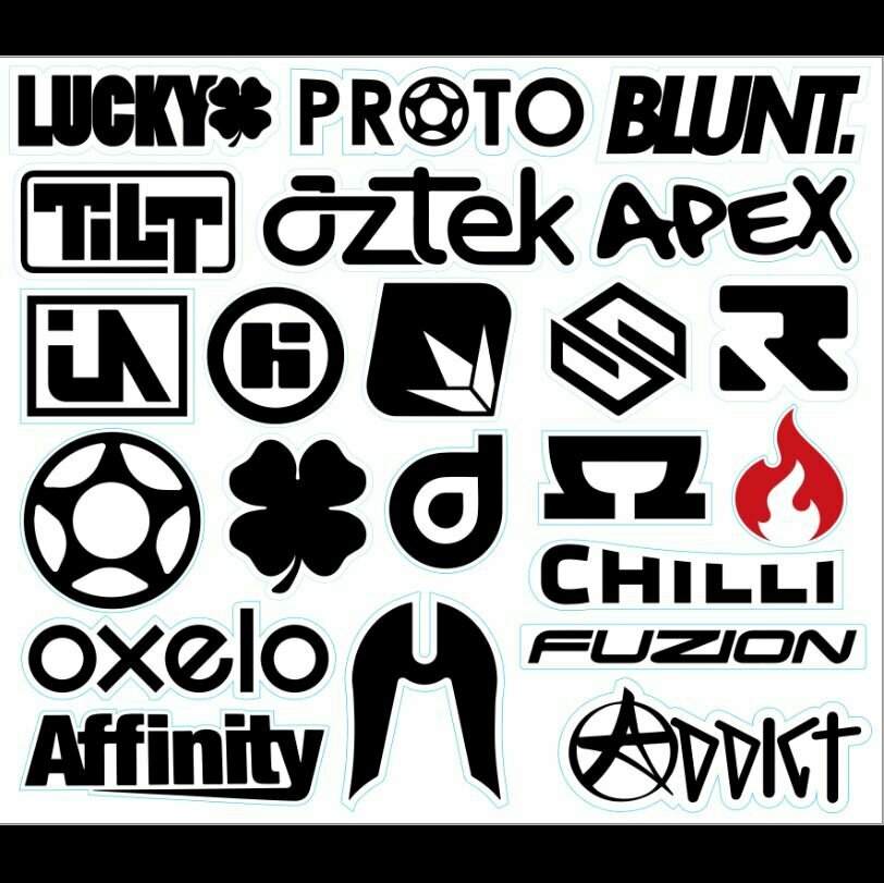 Стикерпак Scoot Legends Ultimate Pack Black