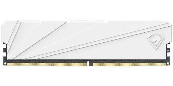 Оперативная память для компьютера 8Gb (1x8Gb) PC4-21300 2666MHz DDR4 DIMM CL19 Netac Shadow S White NTSSD4P26SP-08W