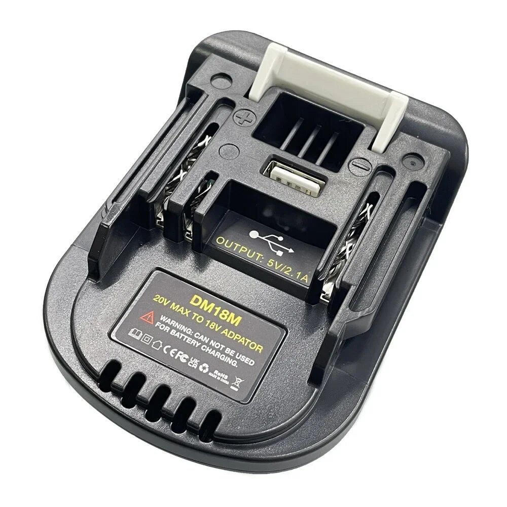 Адаптер аккумулятора DM18M для инструментов Makita, Dewalt, Milwaukee, Battery Adapter