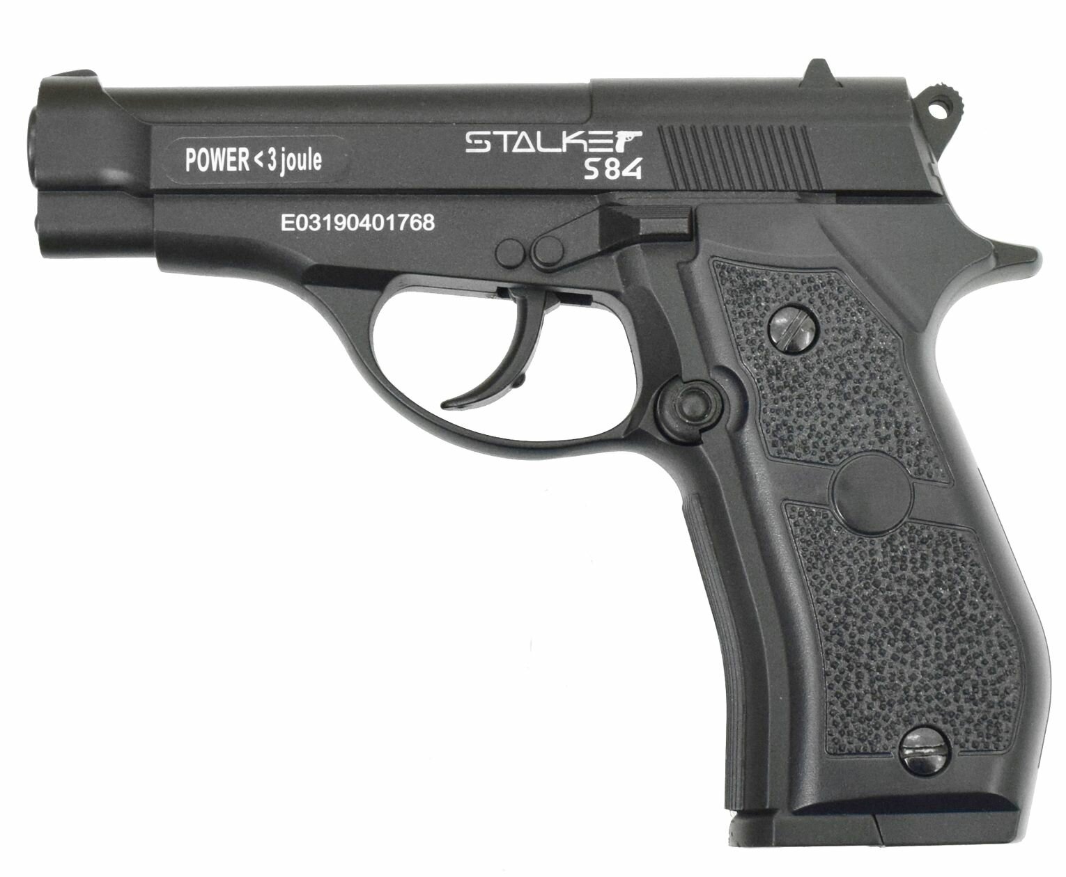 Пневматический пистолет Stalker S84, черный