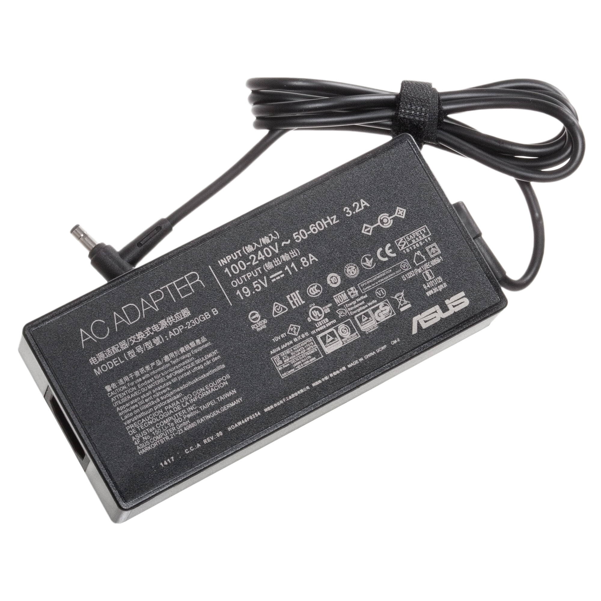 Блок питания 19.5V 11.8A 5.5x2.5 230W для ноутбука Asus - зарядка версия 3