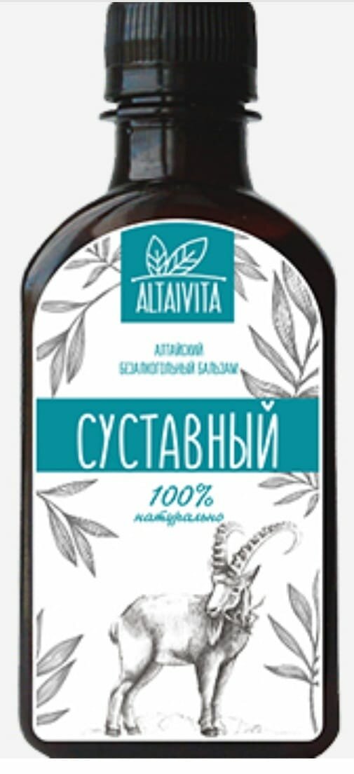 Алтайский безалкогольный бальзам Суставный 100 % натурально