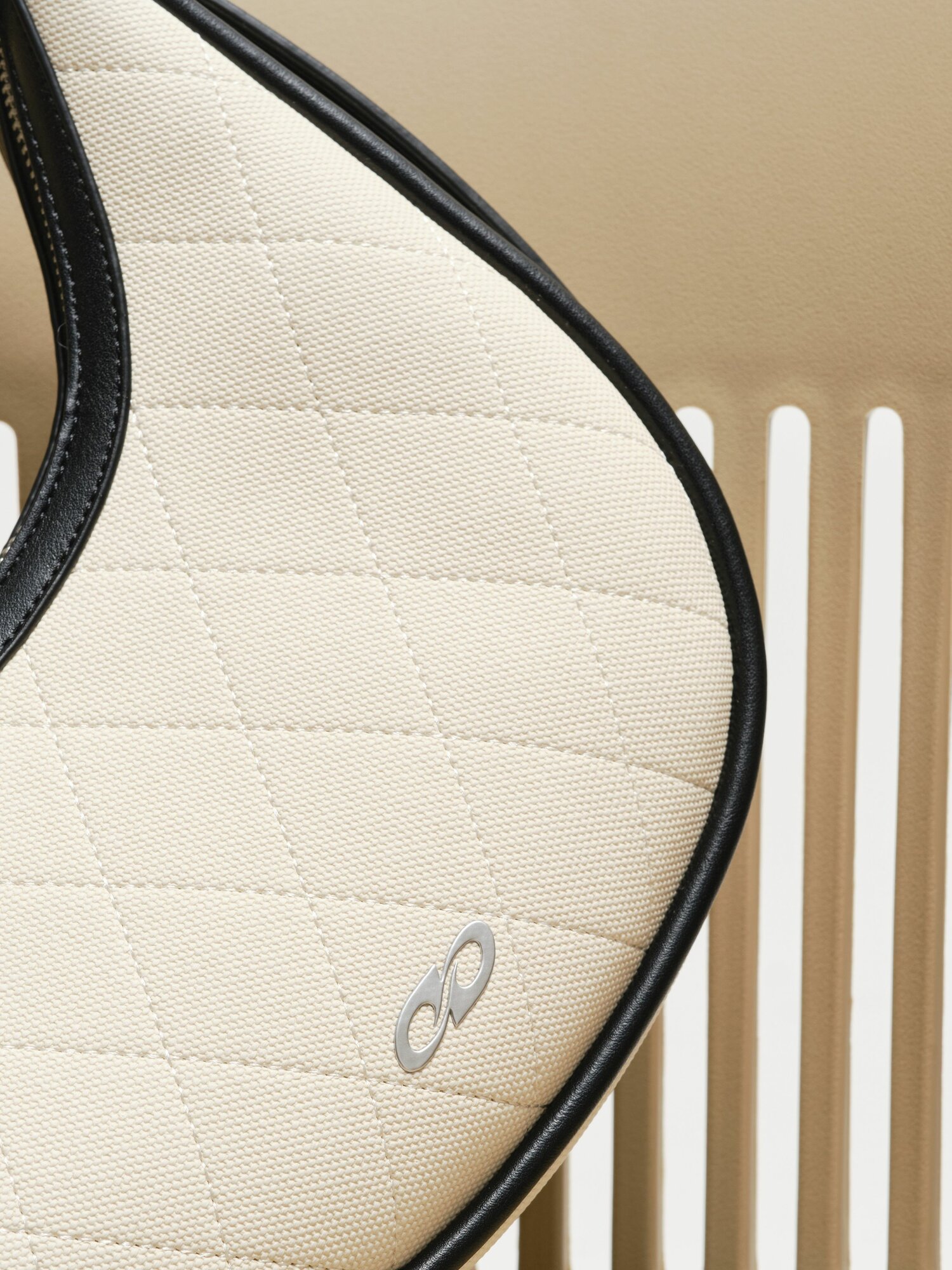 Сумка багет kari, молочный1 — фото 1