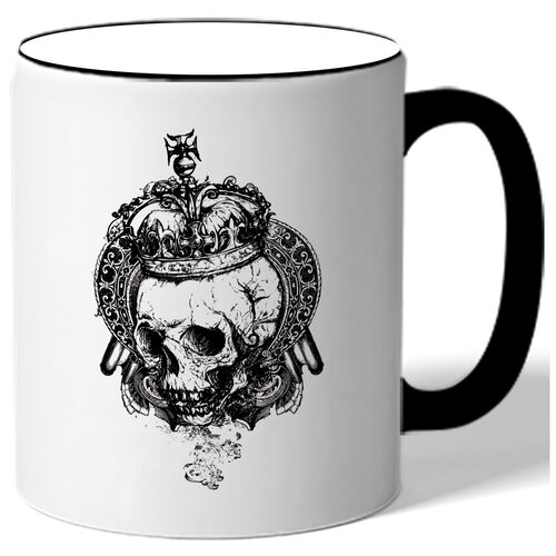 фото Кружка череп в короне drabs