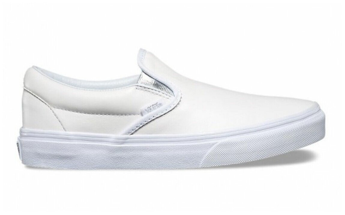 Кожаные кеды Vans Classic Slip-On (Metallic Gore) V004MPJRC белые 