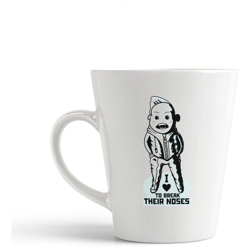 фото Кружка-латте coolpodarok i love to break their noses