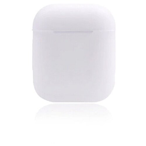 Силиконовый чехол для наушников Apple AirPods Белый