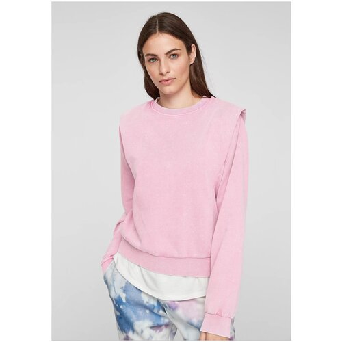 фото Толстовка женская, q/s designed by s.oliver, артикул: 510.10.108.14.140.2102226, цвет: розовый (код цвета 4427), размер: xl q/s by s.oliver
