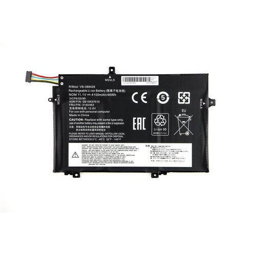 Аккумулятор для Lenovo ThinkPad L480 L580 (11.1V 4100mAh ) p/n: L17M3P53 SB10K97610 01AV463 аккумулятор для lenovo thinkpad l480 l580 01av464 l17c3p52