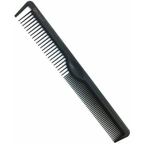 Купить Gera Professional, расческа карбоновая для стрижки волос GPR-023, цвет черный
