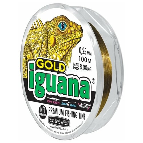 фото Леска balsax iguana gold 0.12 100м