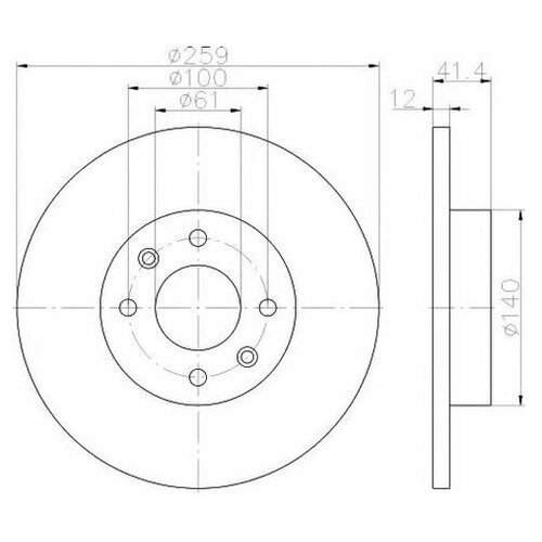 8dd 355 115-271 HELLA PAGID арт. 8DD 355 115-271