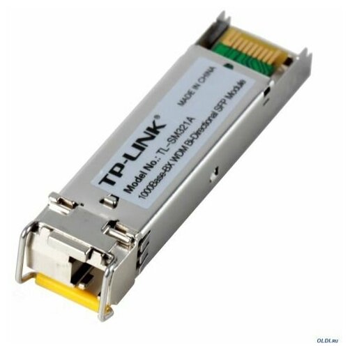 Модуль SFP TP-LINK TL-SM321A 1000Base-BX WDM Bi-Directional SFP Module, LC, TX:1550nm/RX:1310nm, SM, 10km