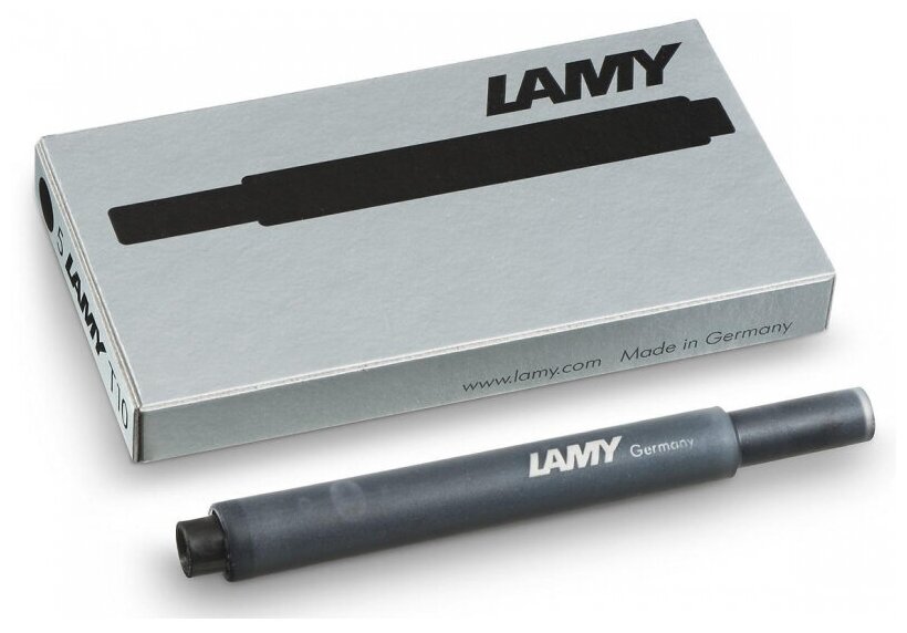 Картридж чернильный для перьевой ручки LAMY T10 черный 5 шт./уп