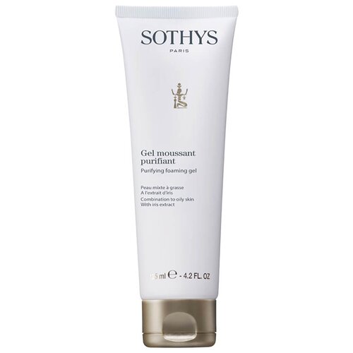 Sothys гель-мусс для умывания с экстрактами ириса и таволги Purifying Foaming Gel, 125 мл sothys гель мусс для умывания с экстрактами ириса и таволги purifying foaming gel 125 мл