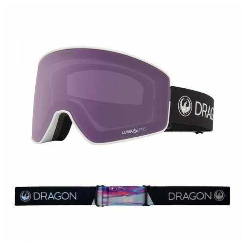 фото Dragon pxv2 маска dragon pxv2 pearl/ll violet + ll dark smoke