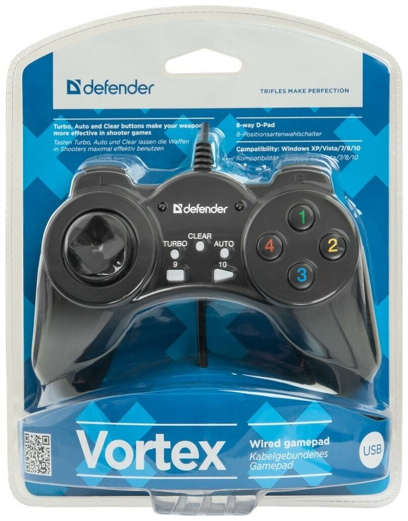 Геймпад DEFENDER Vortex USB