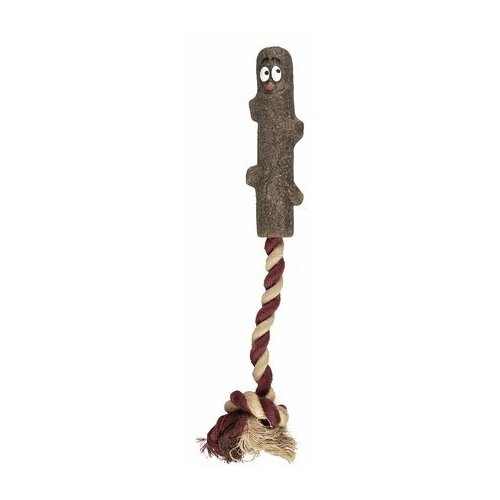 Flamingo Коряга с веревкой для собак из термоплатичной резины 18 см 285.1.518017