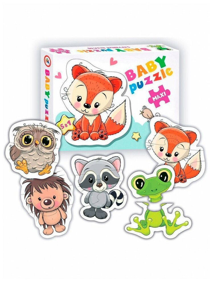 Baby Puzzle Лесные животные Дрофа Медиа - фото №1