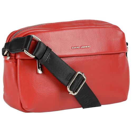 фото Сумка кросс-боди женская david jones 6748-1-dd-red, красная
