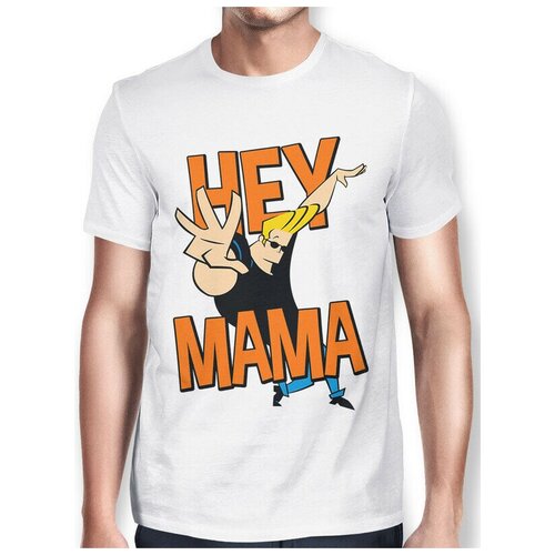 фото Футболка design heroes "джонни браво" мужская белая s