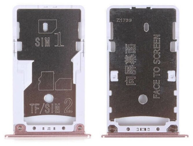 SIM-лоток (сим контейнер) для Xiaomi Redmi 4X