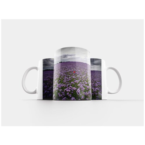 фото Кружка "мак, поле, цветок" 320 мл lotsprints