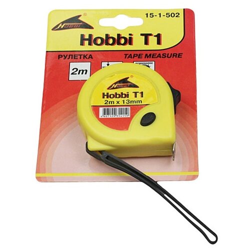 Измерительная рулетка Hobbi 15-1-502, 13 мм х2 м измерительная рулетка hobbi 15 1 502 13 мм х2 м