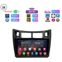 Автомагнитола для Toyota Vitz, Yaris (2005-2012), Android 11, 1/16 Gb, Wi-Fi, Bluetooth, Hands Free, разделение экрана, поддержка кнопок на руле