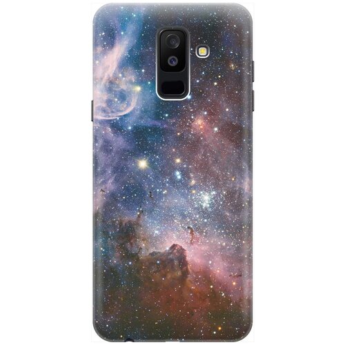фото Re:paчехол - накладка artcolor для samsung galaxy a6 plus (2018) с принтом "космос"