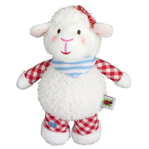 Плюшевая игрушка Spiegelburg овечка, 13 см, красный