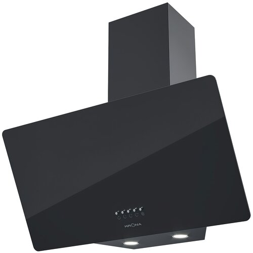 Вытяжка каминная наклонная KRONA POLLY 600 BLACK PB стекло 1259000₽