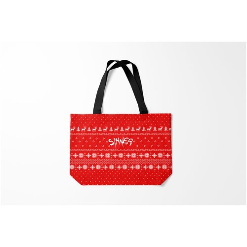 фото Сумка-шоппер / 46х35 см / геймерам / far cry 5 грешник новогодний burnettie