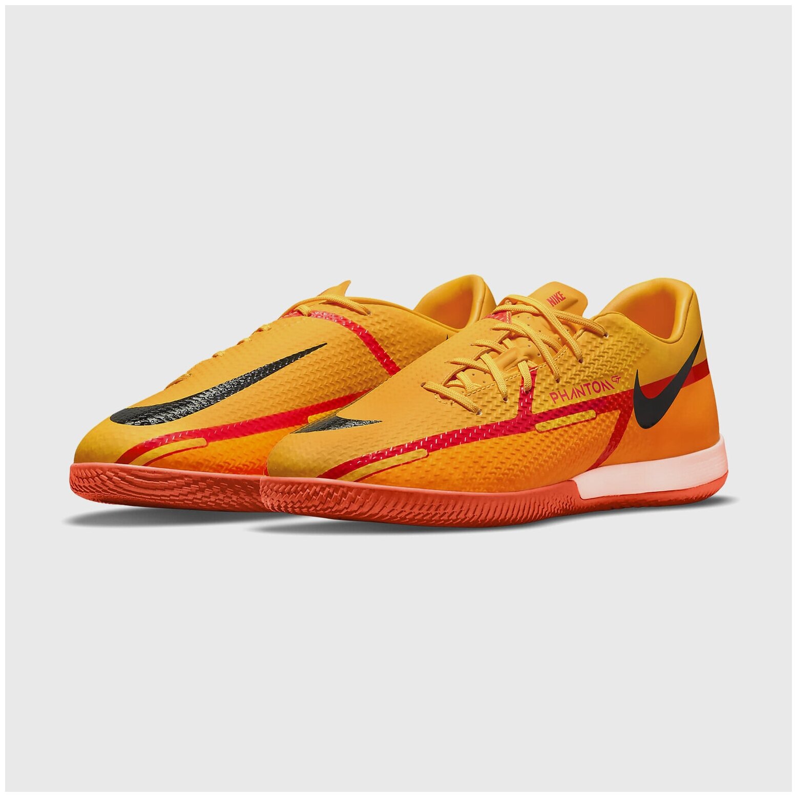 Футзалки Nike Phantom GT2 IC DC0765-808, р-р 41, Оранжевый — купить в по низкой на Яндекс Маркете