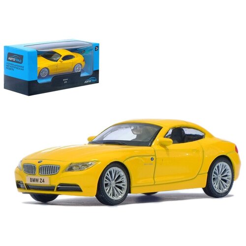 Машина металлическая BMW Z4, 1:43, цвет синий машины пламенный мотор машина bmw z4 gt3 10 см