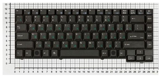 Клавиатура для ноутбука Asus Z94 A9T X50 черная