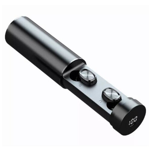 Наушники TWS BTH-241 беспроводные Bluetooth 50 чёрные с кейсом для зарядки 100600₽