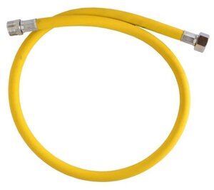 <b>Шланг</b> Tuboflex ПВХ 1/2" х 80 см г/ш Гибкая подводка д/газа сильф (фикс.) 1/2 0,8м г/ш Tuboflex приме