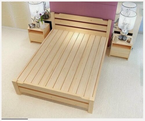 Изображение товара Кровать двуспальная из массива дерева "Анна" 180x200