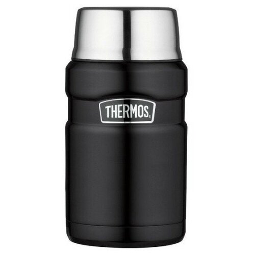 фото Термос thermos sk3020-bk matte black king food jar 0.710л из нержавеющей стали