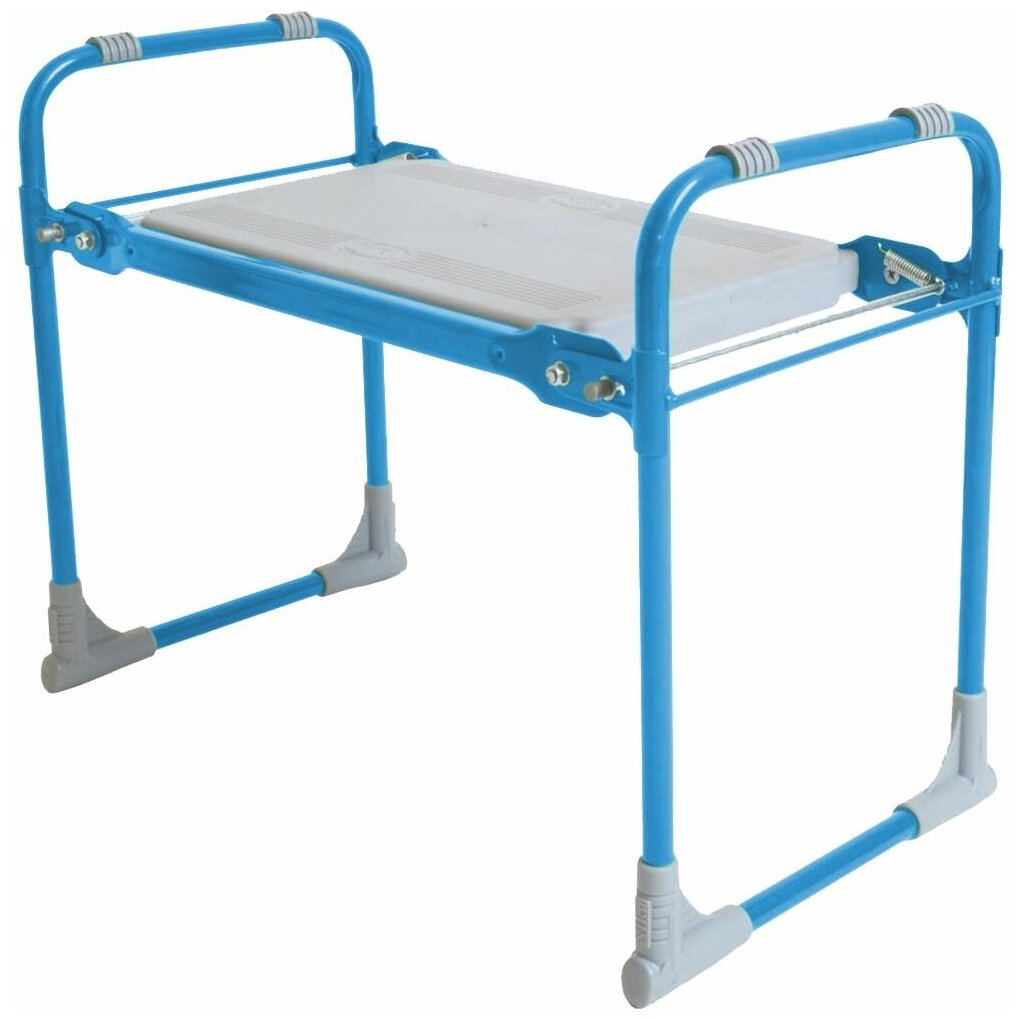 фото Скамейка садовая складная зеленая