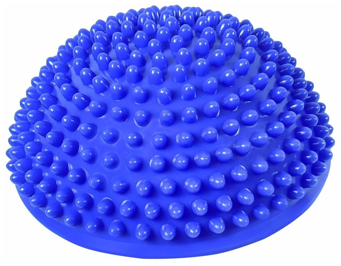 Массажер балансировочный, полусфера надувная CLIFF 16см, синяя